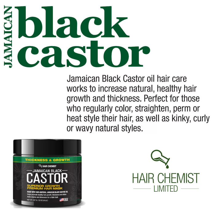 Hair Chemist Superior Growth Jamaican Black Castor Hair Mask 12 oz.