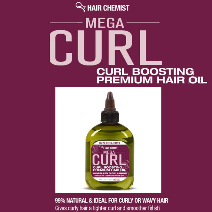 Hair Chemist Mega Curl Boosting Premium Hair Oil 7.1 oz.