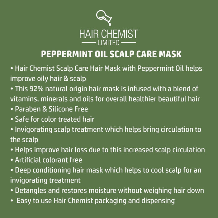 Hair Chemist Scalp Care Hair Mask with Peppermint Oil 8 oz.