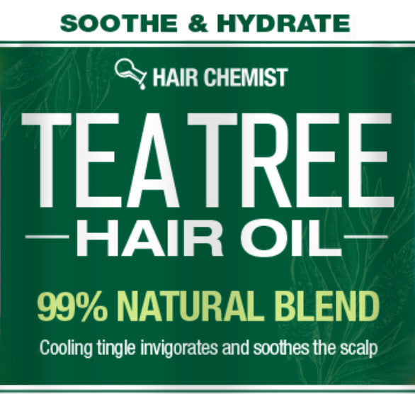 Hair Chemist 99% Natural Blend Soothe & Hydrate Tea Tree Hair Oil 7.1 oz.