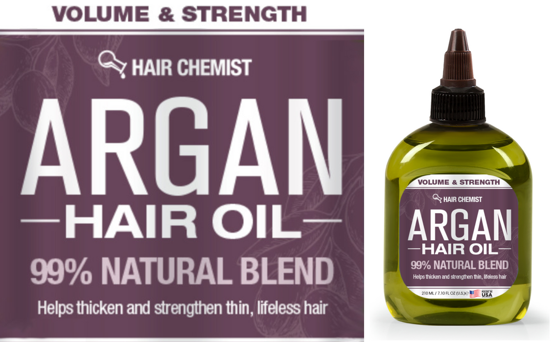 Hair Chemist 99% Natural Blend Argan Hair Oil 7.1 oz.