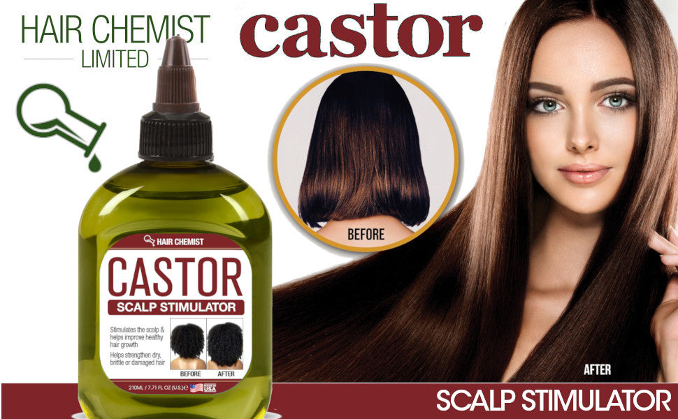 Hair Chemist Castor Pro-Growth Hair Oil Scalp Stimulator 7.1 oz.