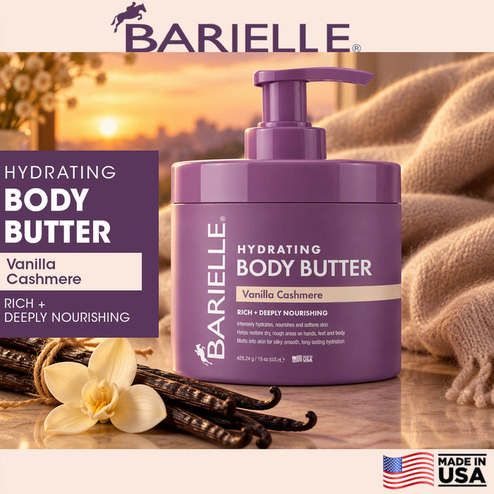 Barielle Vanilla Cashmere Hydrating Body Butter 15 oz.