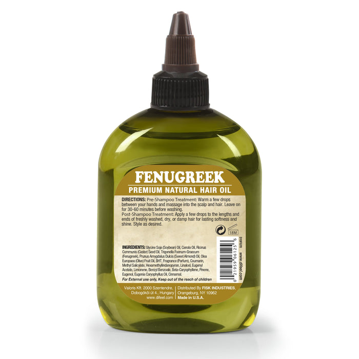Difeel Fenugreek Hair Oil Blend 7.1 Ounce