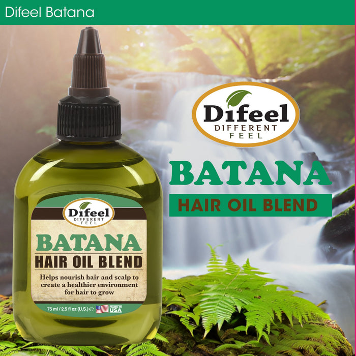Difeel Batana Hair Oil Blend Blend - Travel Size 2.5 oz.