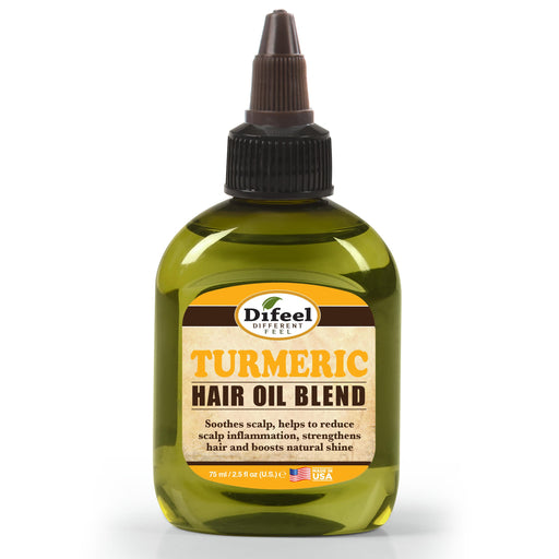 Difeel Turmeric Hair Oil Blend - Travel Size 2.5 oz.