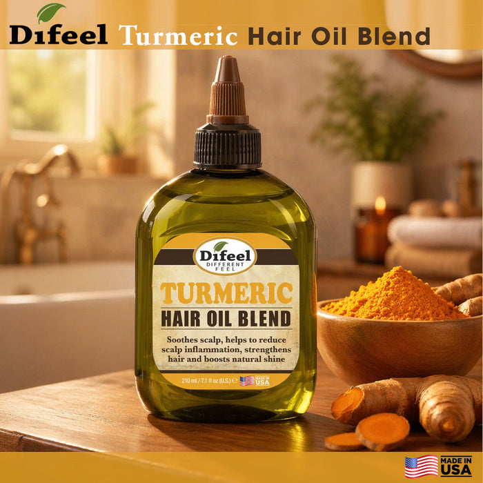 Difeel Turmeric Hair Oil Blend 7.1 Ounce