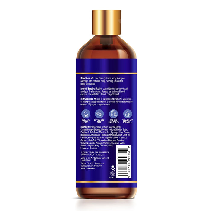 Difeel Elevated Biotin Pro-Growth Shampoo 12 oz.