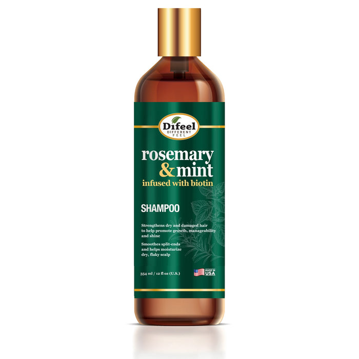 Difeel Elevated Rosemary and Mint Shampoo 12 oz.