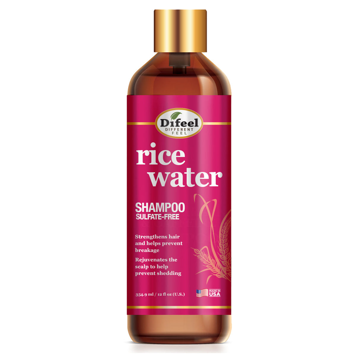 Difeel Rice Water Shampoo 12 oz. — Cosmetic Solutions - All Your ...
