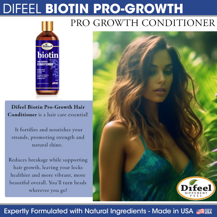 Difeel Elevated Biotin Pro-Growth Conditioner 12 oz.