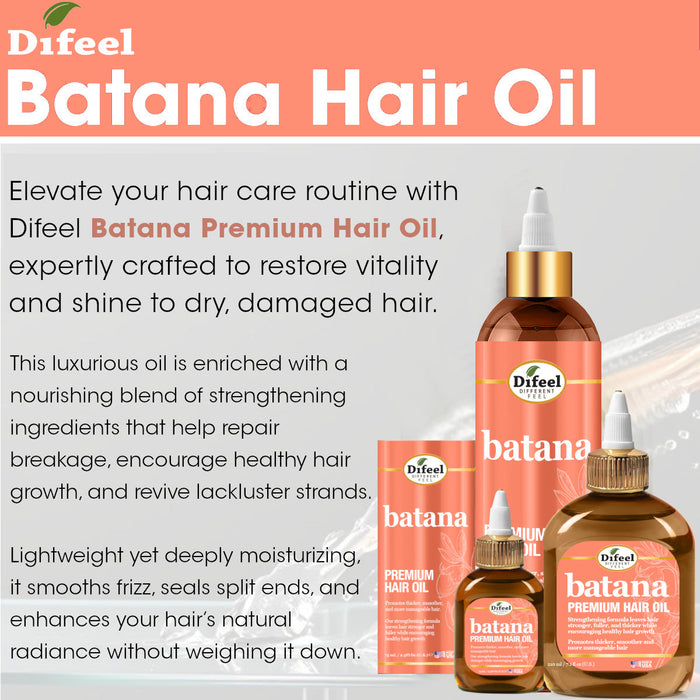 Difeel Batana Premium Hair Oil 7.1 Ounces