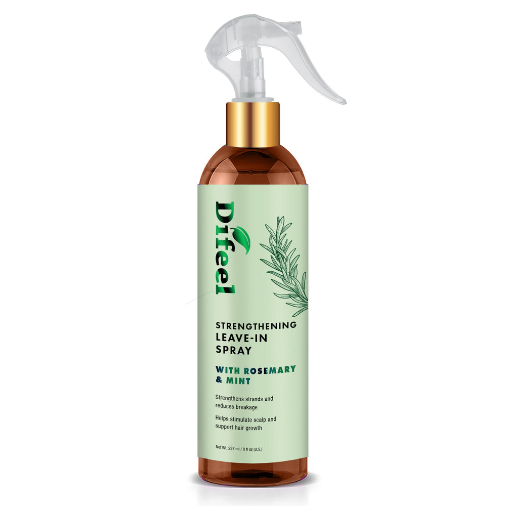 Difeel Signature Strengthening Leave in Spray with Rosemary & Mint 8 oz.