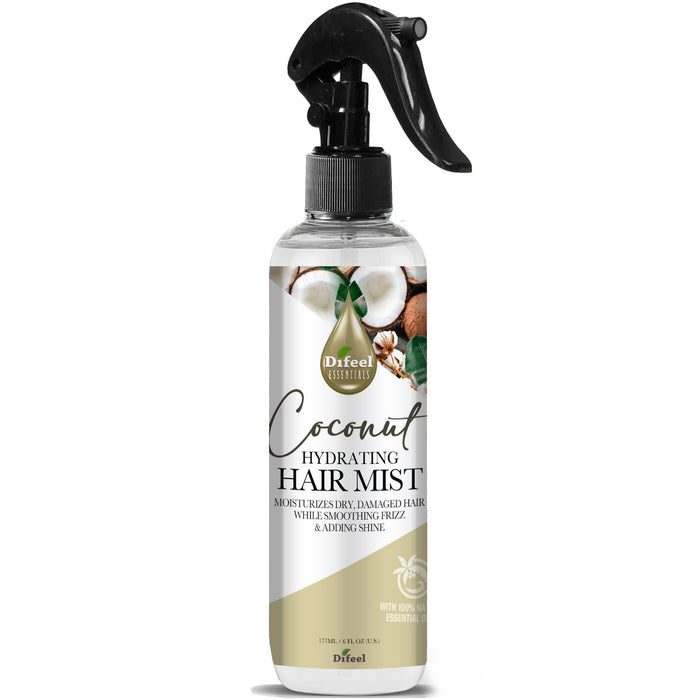 Difeel Essentials Hydrating Coconut - Hair Mist 6 oz.