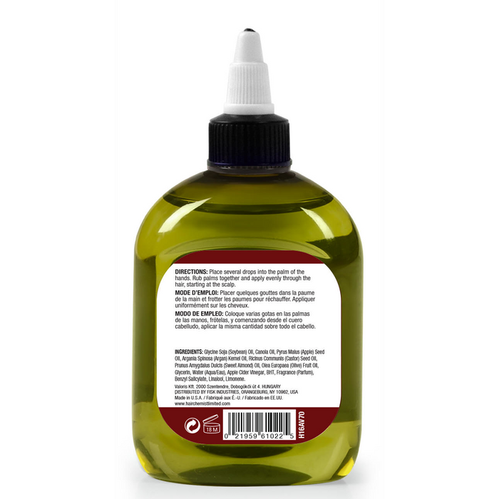 Hair Chemist Apple Cider Vinegar Revitalize & Nourish Revitalizing Premium Hair Oil with Apple Seed Oil 7.1 Ounce