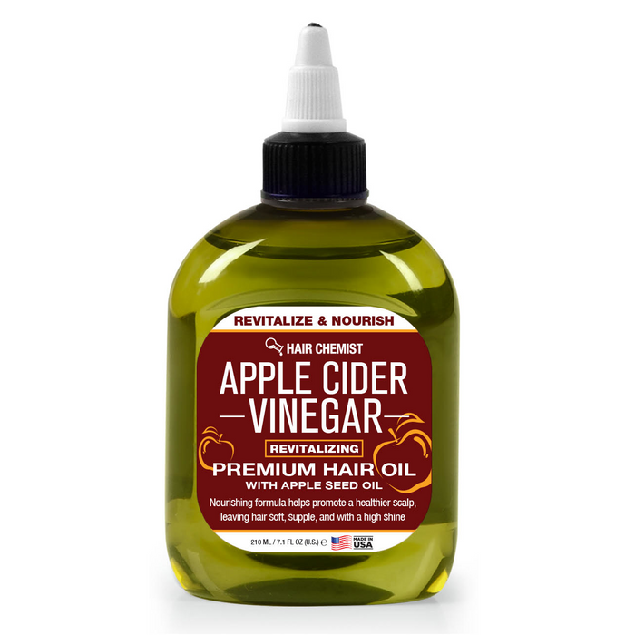 Hair Chemist Apple Cider Vinegar Revitalize & Nourish Revitalizing Premium Hair Oil with Apple Seed Oil 7.1 Ounce