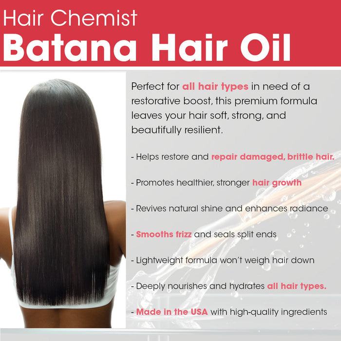 Hair Chemist Batana Strengthening Premium Hair Oil 7.1 oz.