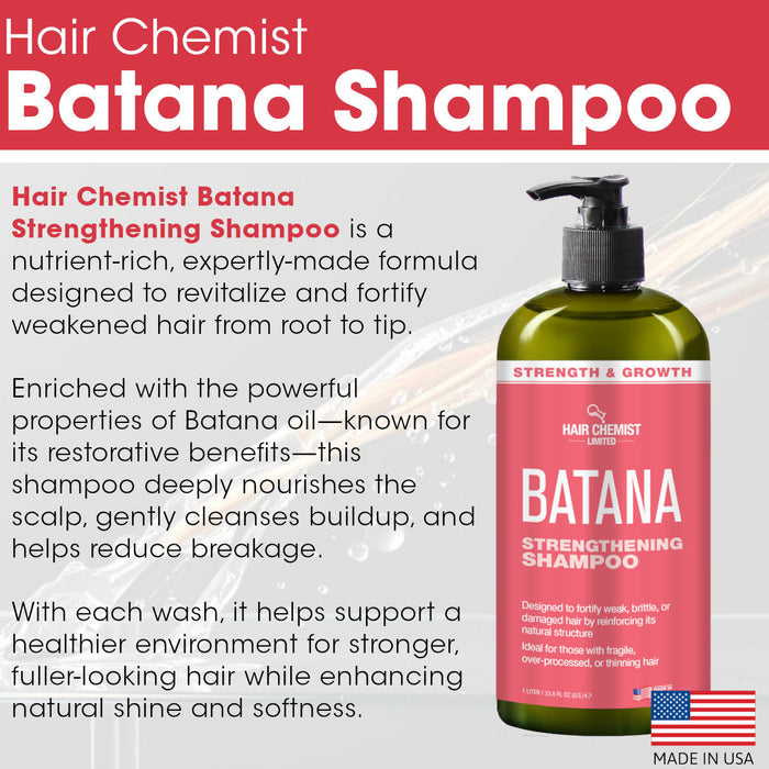 Hair Chemist Batana Strengthening Shampoo 33.8 oz.