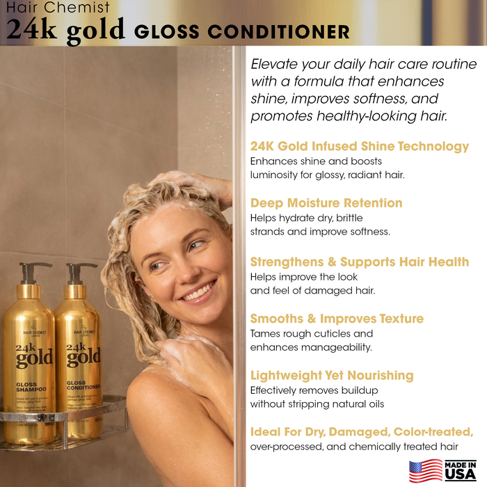Hair Chemist 24k Gold Gloss Conditioner 33.8 Ounces