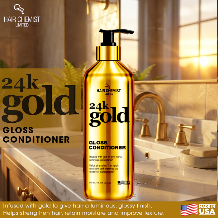 Hair Chemist 24k Gold Gloss Conditioner 16.9 Ounces