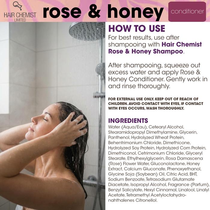 Hair Chemist Rose & Honey Conditioner 33.8 oz.
