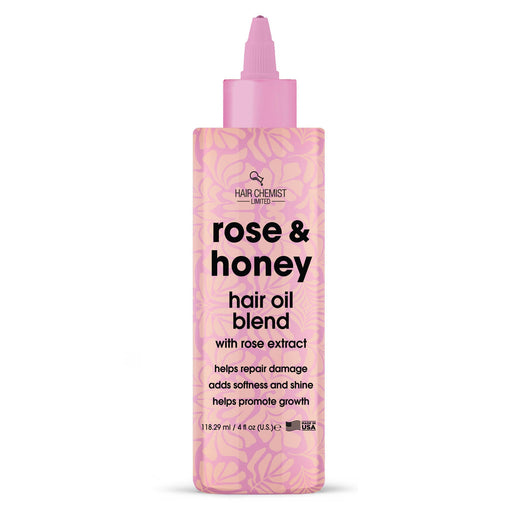 Hair Chemist Rose & Honey Hair Oil Blend with Rose Extract 4 oz.