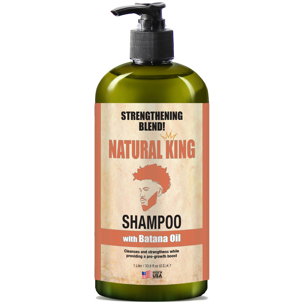 Natural King Strengthening Blend Shampoo with Batana Oil 33.8 Ounces