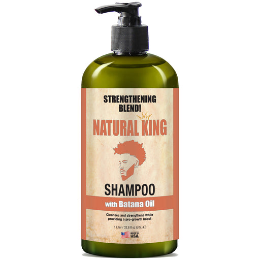 Natural King Strengthening Blend Shampoo with Batana Oil 33.8 Ounces