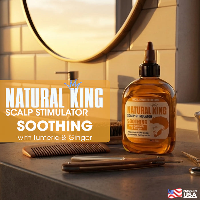 Natural King Soothing Scalp Stimulator with Turmeric & Ginger 7.1 Ounces