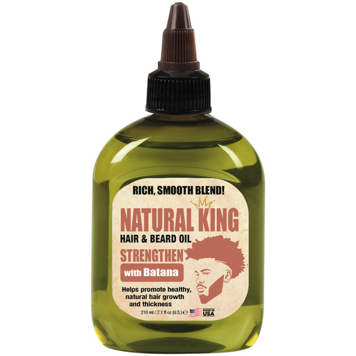 Natural King Strengthen Hair & Beard Oil with Batana Oil 7.1 oz.