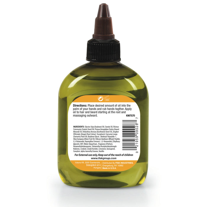 Natural King Soothing Hair & Beard Oil with Turmeric & Ginger 7.1 oz.