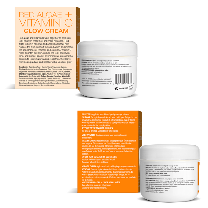 Dermactin Red Algae + Vitamin C Glow Cream 3 oz.