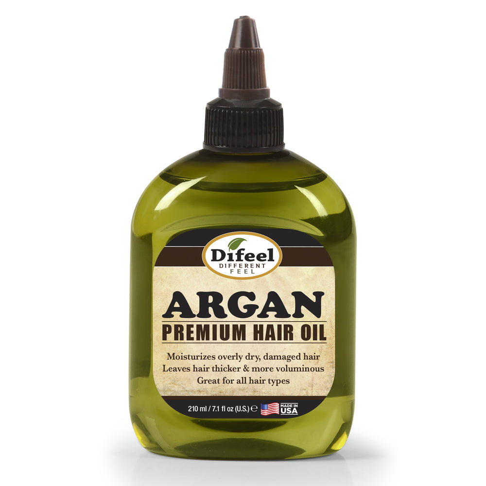 Difeel Premium Natural Hair Oil - Argan Oil 7.1 oz. (PACK OF 4)