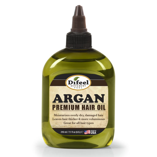 Difeel Premium Natural Hair Oil - Argan Oil 7.1 oz. (PACK OF 4)