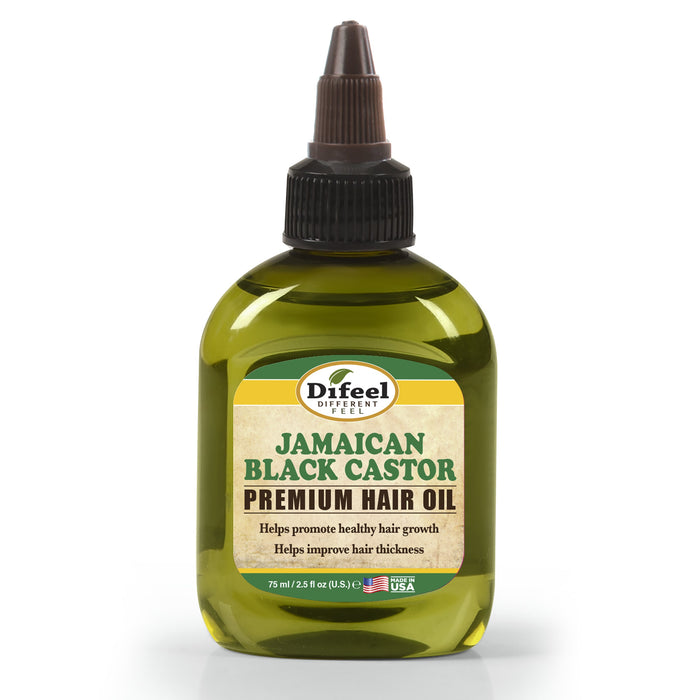 Difeel Premium Natural Hair Oil - Jamaican Black Castor Oil 2.5 oz.