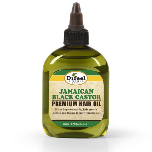 Difeel Premium Natural Hair Oil - Jamaican Black Castor Oil 7.1 oz. (PACK OF 4)