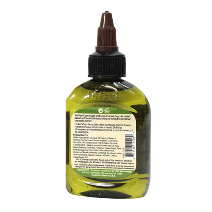 Difeel Tea Tree Hair Oil Blend - Travel Size 2.5 oz.s