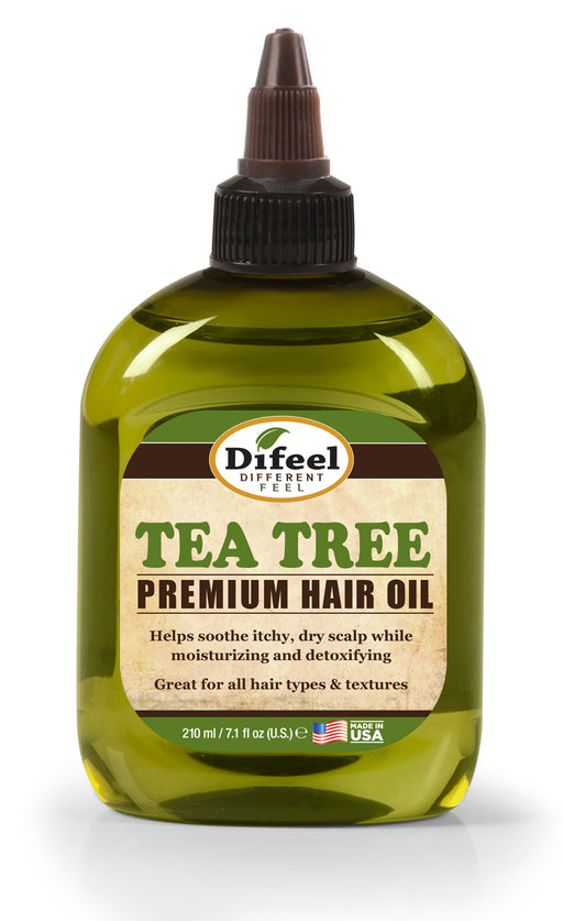 Difeel Premium Natural Hair Oil - Tea Tree Oil 8 oz. (PACK OF 4)
