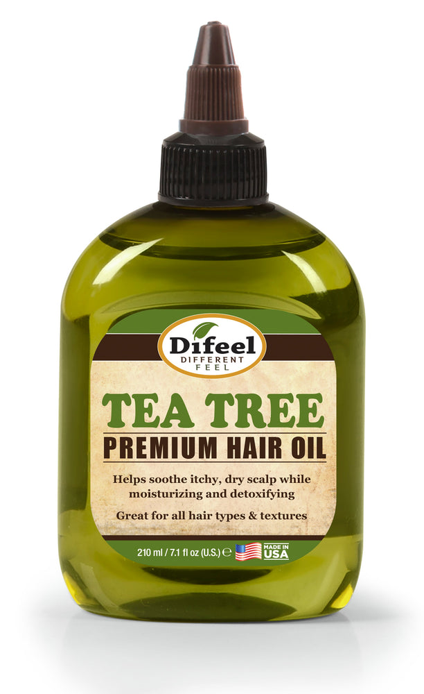 Difeel Premium Natural Hair Oil - Tea Tree Oil 8 oz. (PACK OF 4)