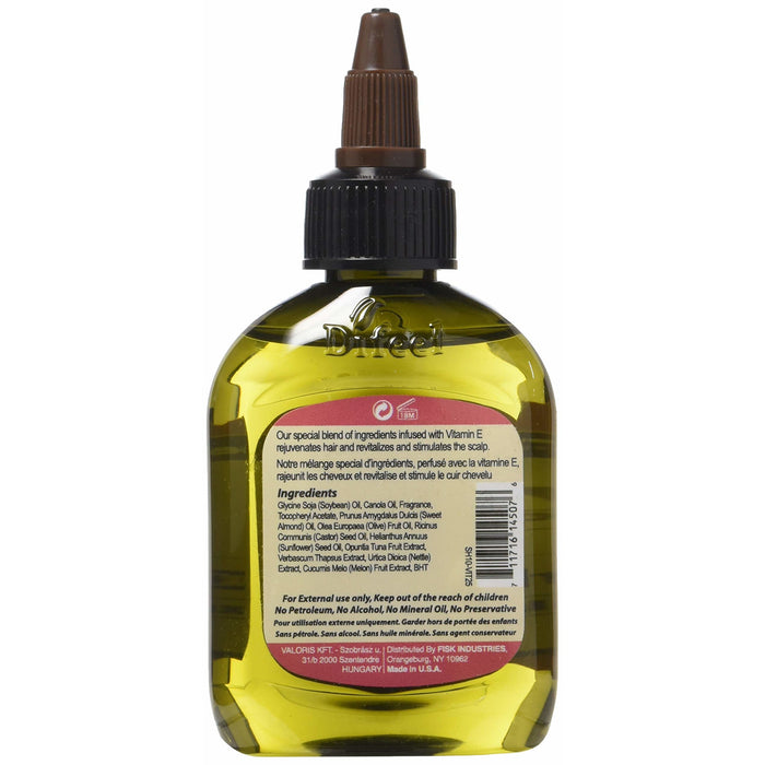 Difeel Vitamin E Hair Oil Blend - Travel Size 2.5 oz.