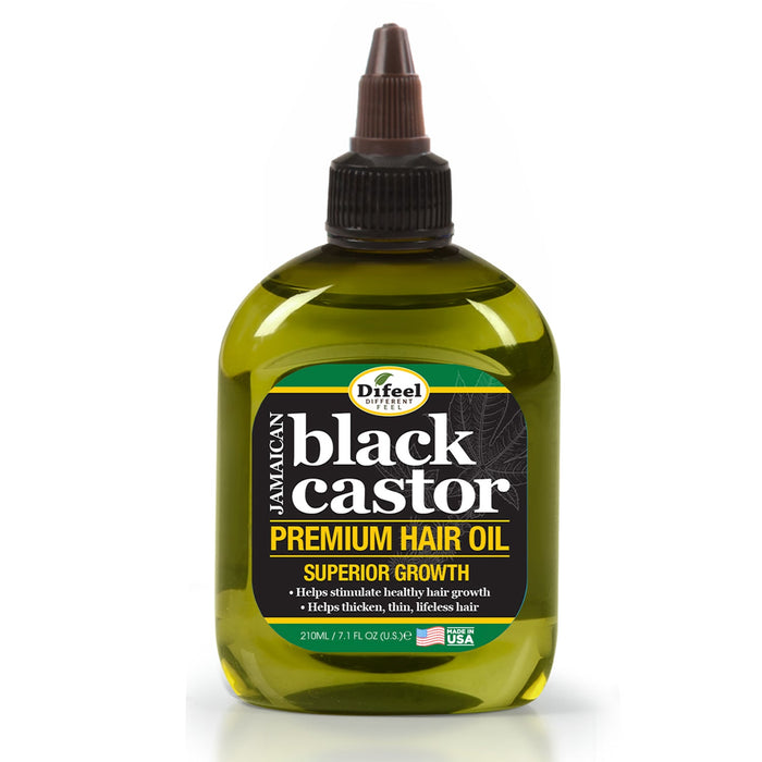 Difeel Superior Growth Jamaican Black Castor Premium Hair Oil 7.1 oz. (PACK OF 4)