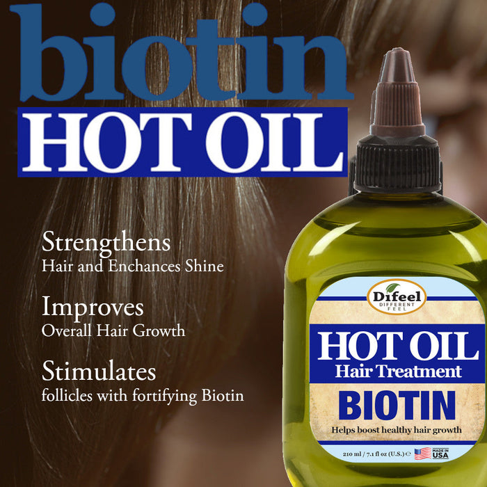 Difeel Biotin Hot Oil Treatment 7.1 oz.