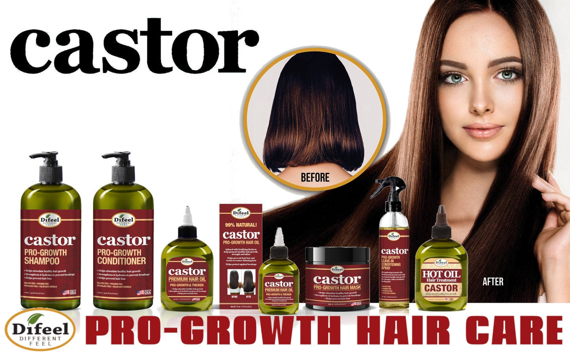 Difeel Castor Hot Oil Treatment 7.1 oz.