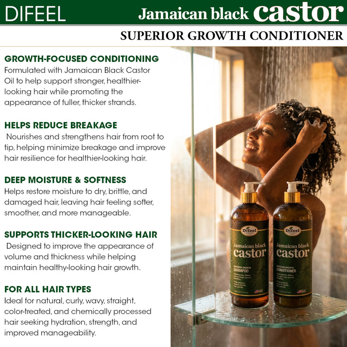 Difeel Superior Growth Jamaican Black Castor Conditioner 33.8 oz.