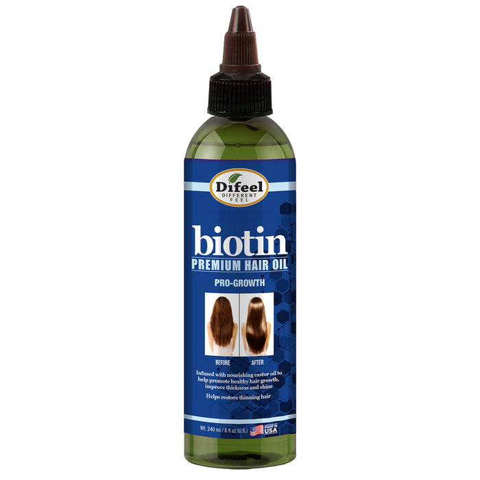 Difeel Biotin Pro Growth Premium Hair Oil 8 oz.