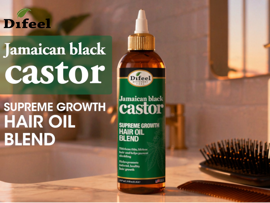 Difeel Jamaican Black Castor Supreme Growth Hair Oil Blend 8 oz.