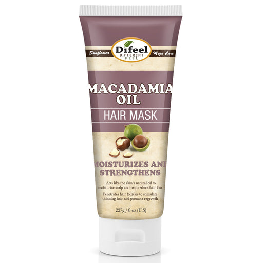 Difeel Macadamia Oil Hair Mask 8 oz.