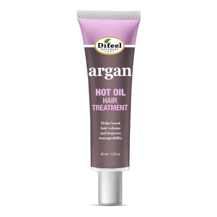 Difeel Hot Oil Hair Treatment with Argan Oil 1.5 oz.