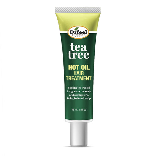 Difeel Hot Oil Hair Treatment with Tea Tree Oil 1.5 oz.