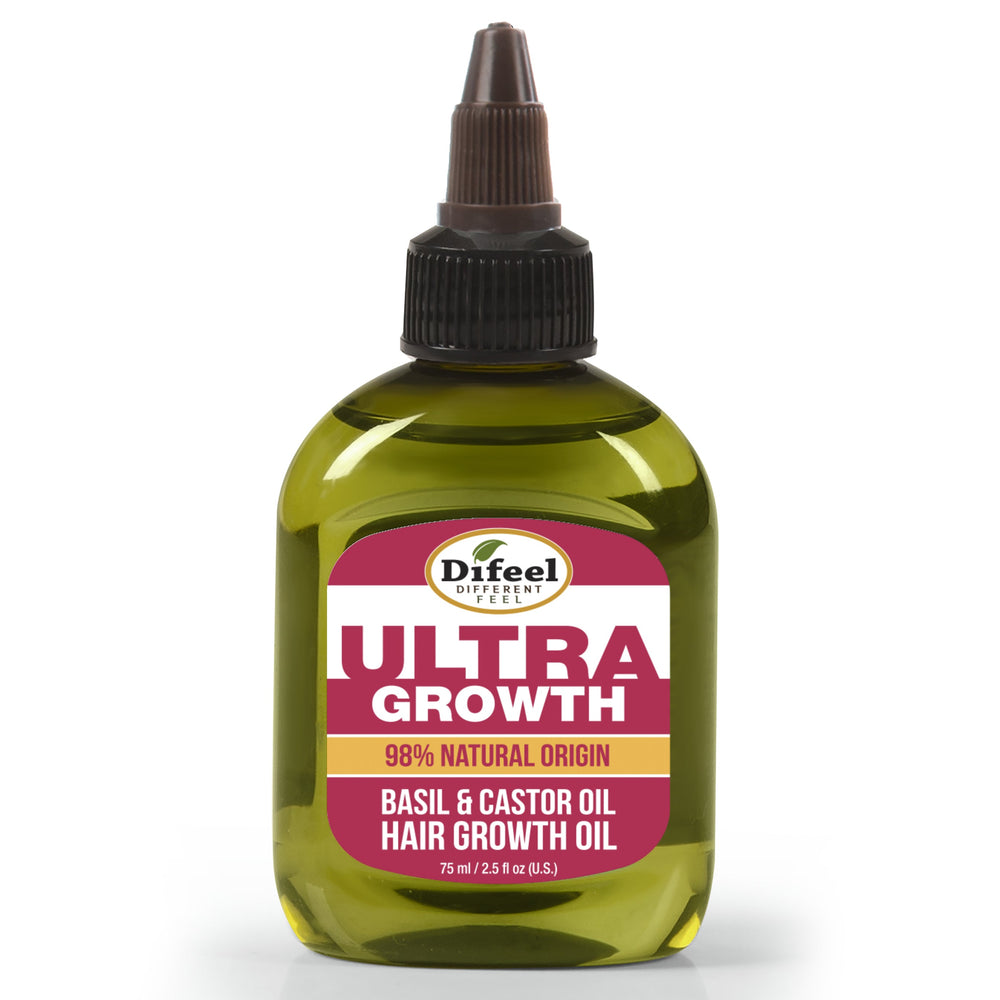 Difeel Ultra Growth Basil & Castor Hair Growth Oil 2.5 oz.